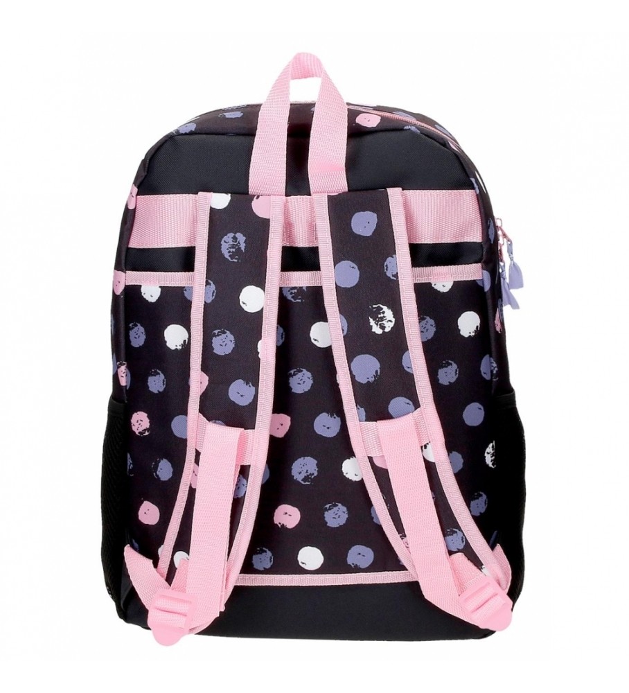 Mochila Escolar Roll Road 40cm A hora é agora negro