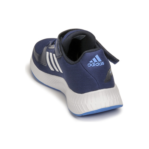 adidas Performance - RUNFALCON 2.0 EL K - Marine / Blanc