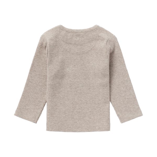 Noppies Rib Natal T-shirt Lange Mouwen Oatmeal Mt. 44
