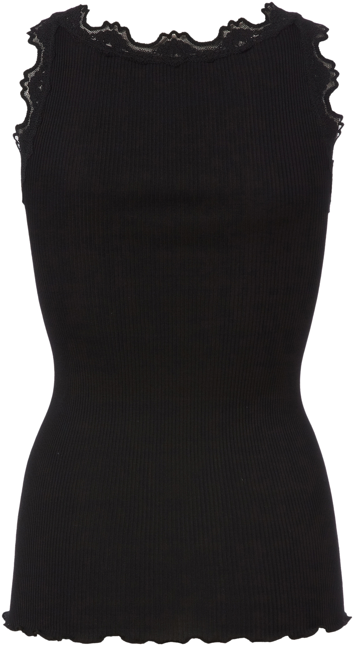 rosemunde Tanktop »Babette Silk Top«, Vintage-Spitzenbesatz, breite Träger, feminin, bequem, Seidenmix