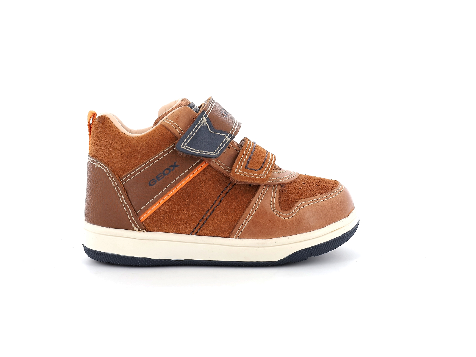 Geox-B NEW FLICK BOY-B161LA Matières combinées Multi-Marron