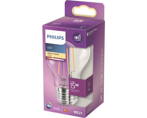 LED-lamp A60 helder E27/1,5W (15W) 150 lm 2700 K warm wit