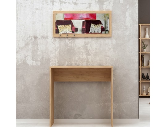 CONCEPT1 - Console Cosenza en chêne 80 x 32 x h82cm