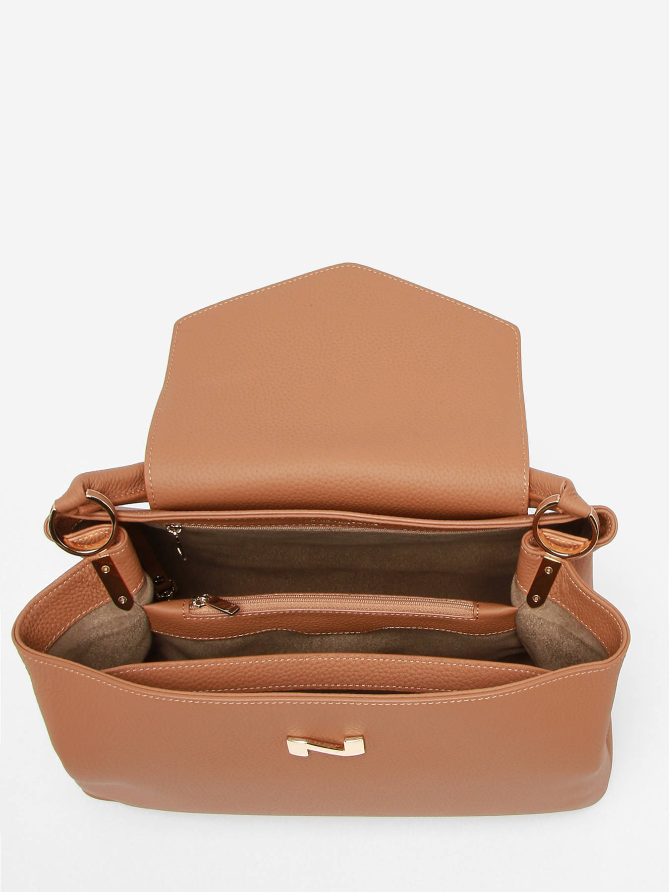 Sac port main Violet cuir NATHAN BAUME