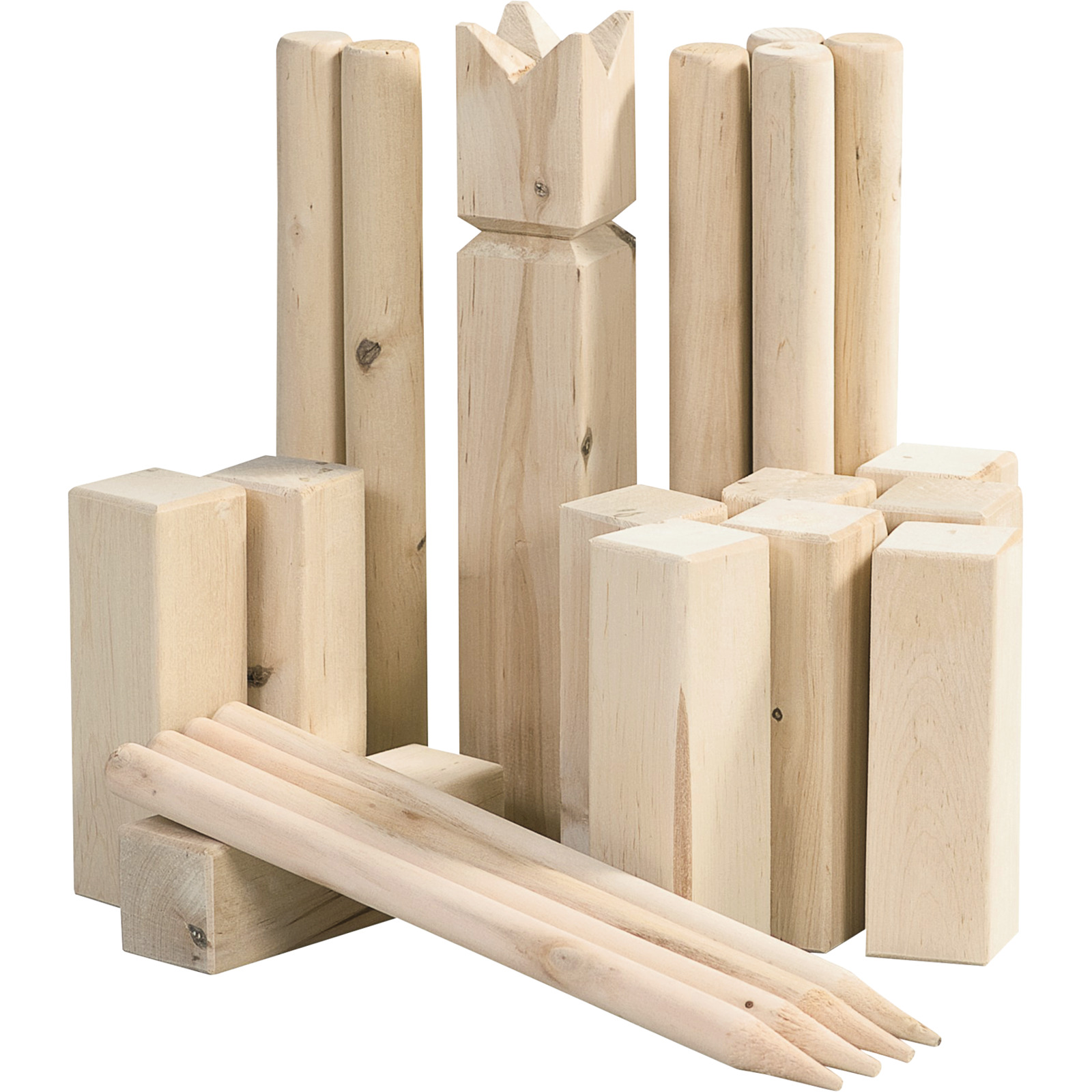Outdoor Kubb Spiel aus Holz