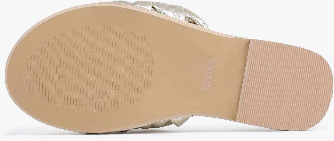 BRONX gouden bronx slippers delan-y 8520-m