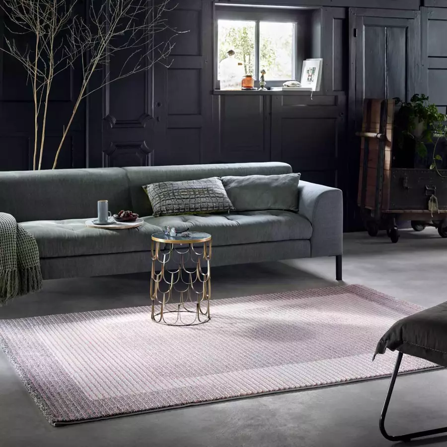 Wecon home Kurzflorteppich Velvet Flow rosa