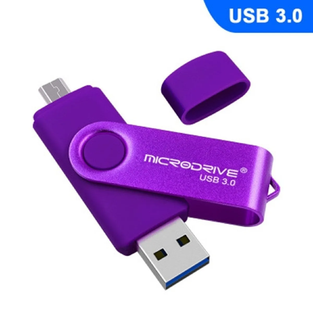 Wewoo Clé USB MicroDrive - 64 Go - Violet