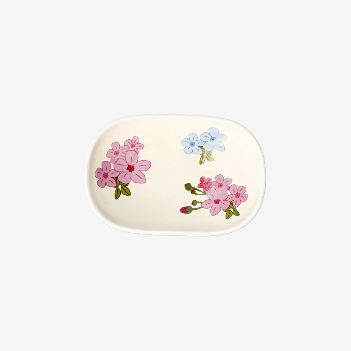 Skål til soja med små blomster