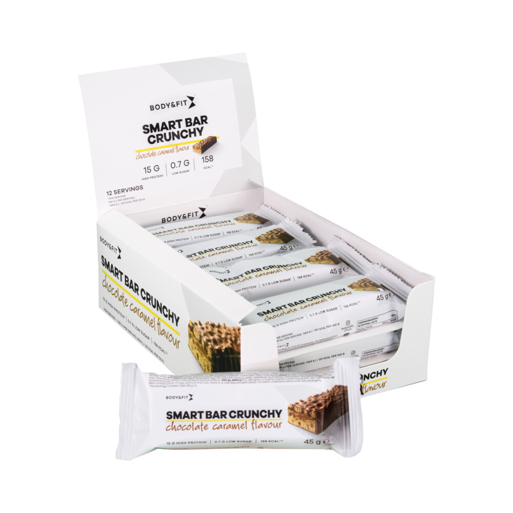 Body & Fit Smart Bar Crunchy Chocolate Caramel12 x 45 gr