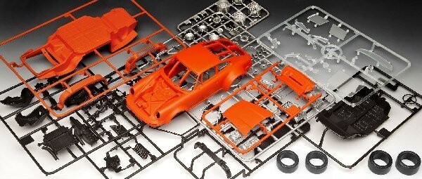 Revell - Porsche 934 Model Bil Byggesæt - 1:24 - Level 3 - 07031