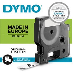 DYMO Ruban d'étiquette D1 noir/blanc,19 mm x 5,5 m