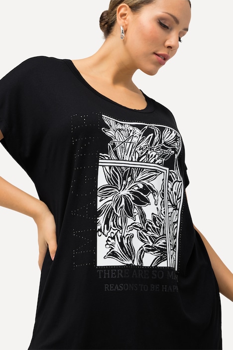T-Shirt, Dschungel, Rundhals, Halbarm