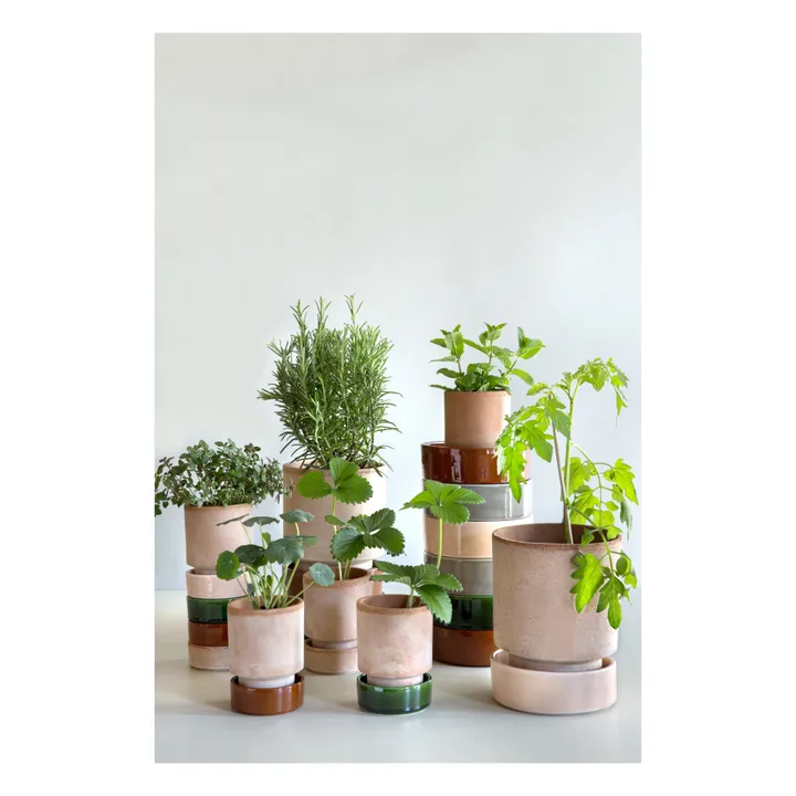 Bergs Potter Soucoupe pour pot Hoff glacée | Rose