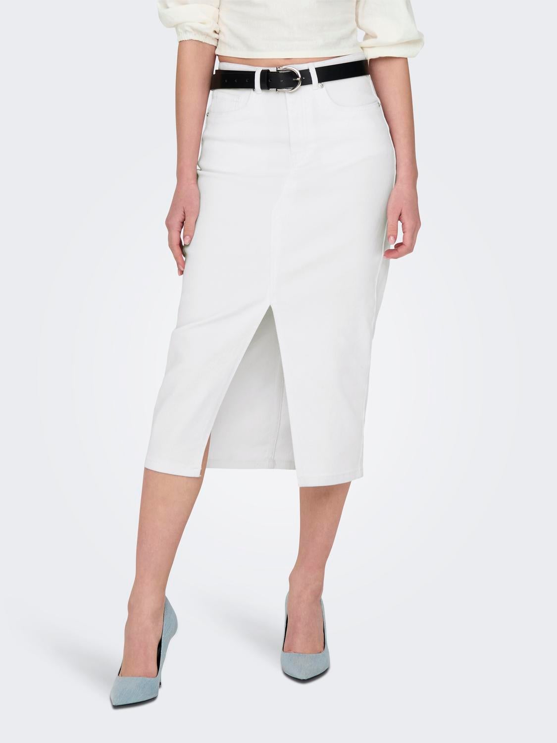 ONLSIRI Jeansrock White