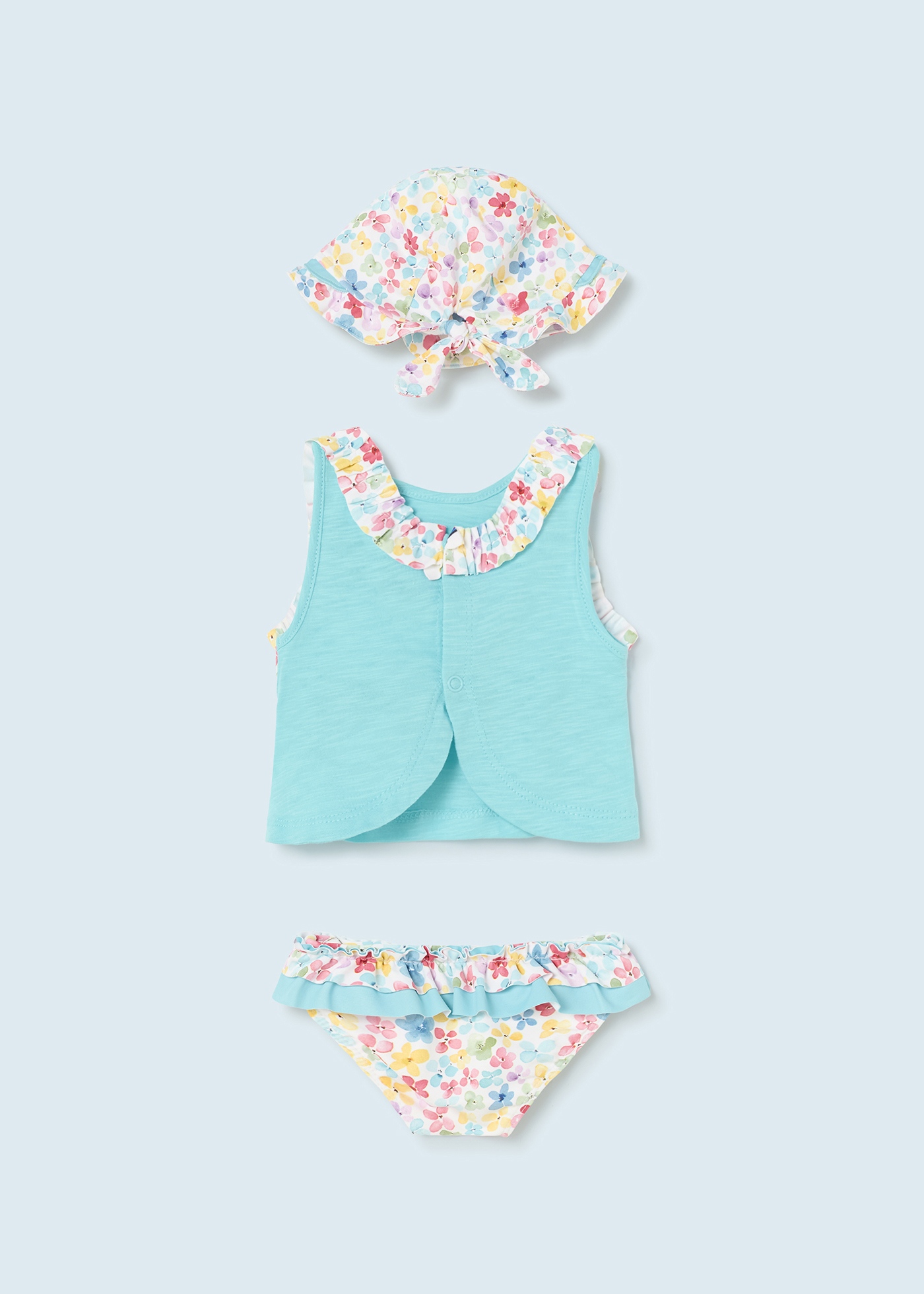 Conjunto de banho de 3 peças para recém-nascido