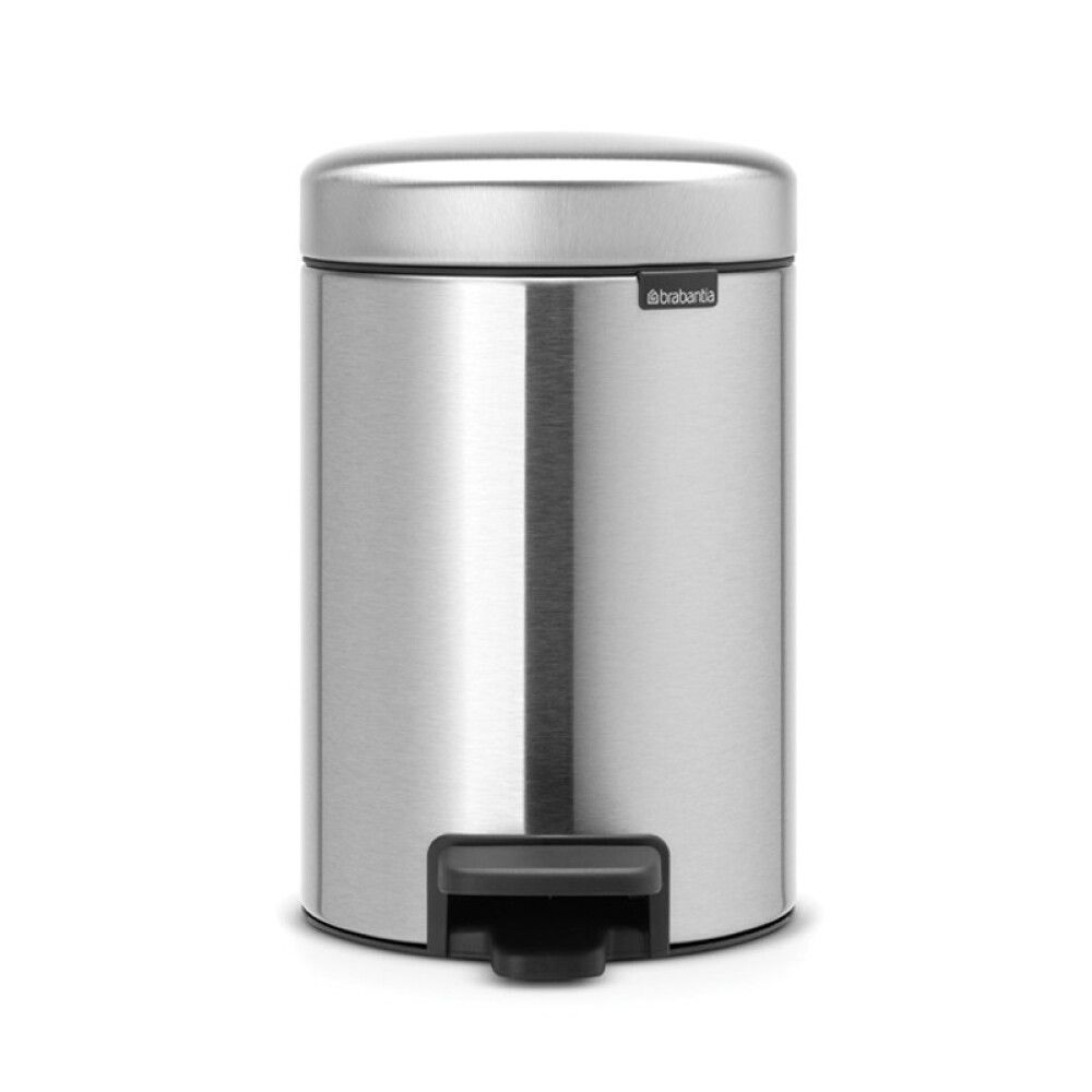 PEDALBØTTE BRABANTIA NEW ICON 3L MATT STÅL