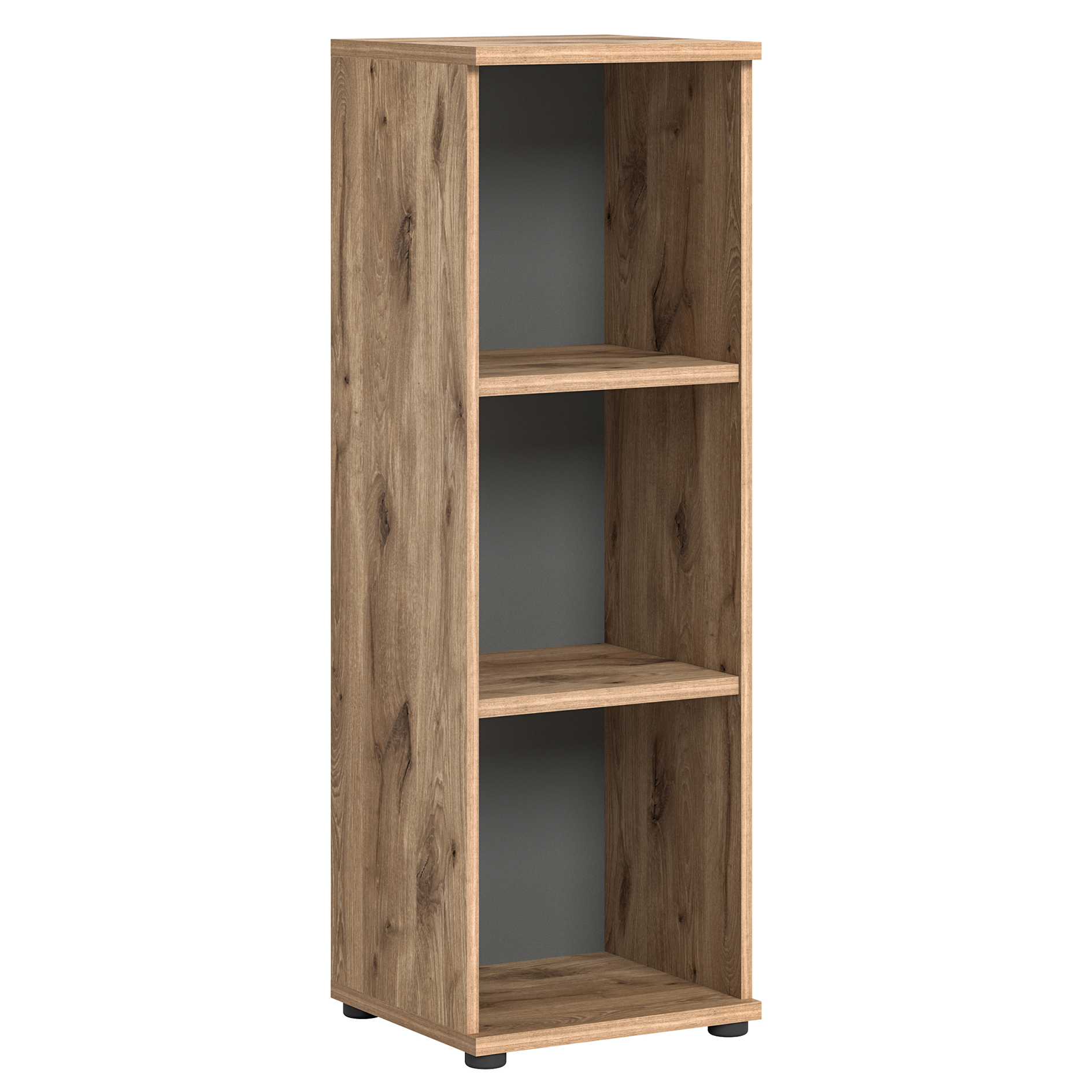 Stauraumshelf MASON - Nox Oak - Basalt grau - 40 cm