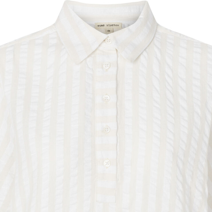 esmé studios ESCandy SS Dress - GOTS Buttercream stripes
