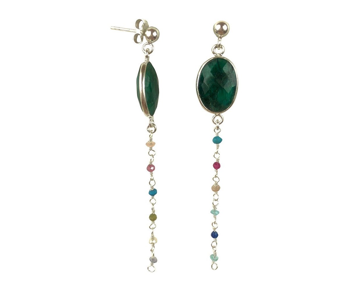 Boucles d'oreilles Bakasana Argent