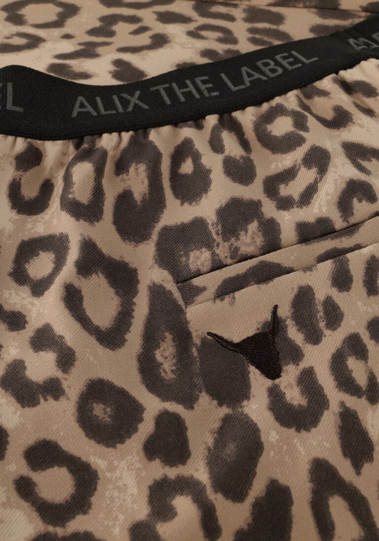 ALIX THE LABEL bruine alix the label pantalon ladies woven animal suit pants