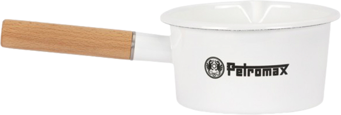 Petromax Emaille Stieltopf 0,5 Liter weiß