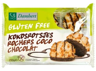 Damhert Kokosrotsjes Chocolade 250GR