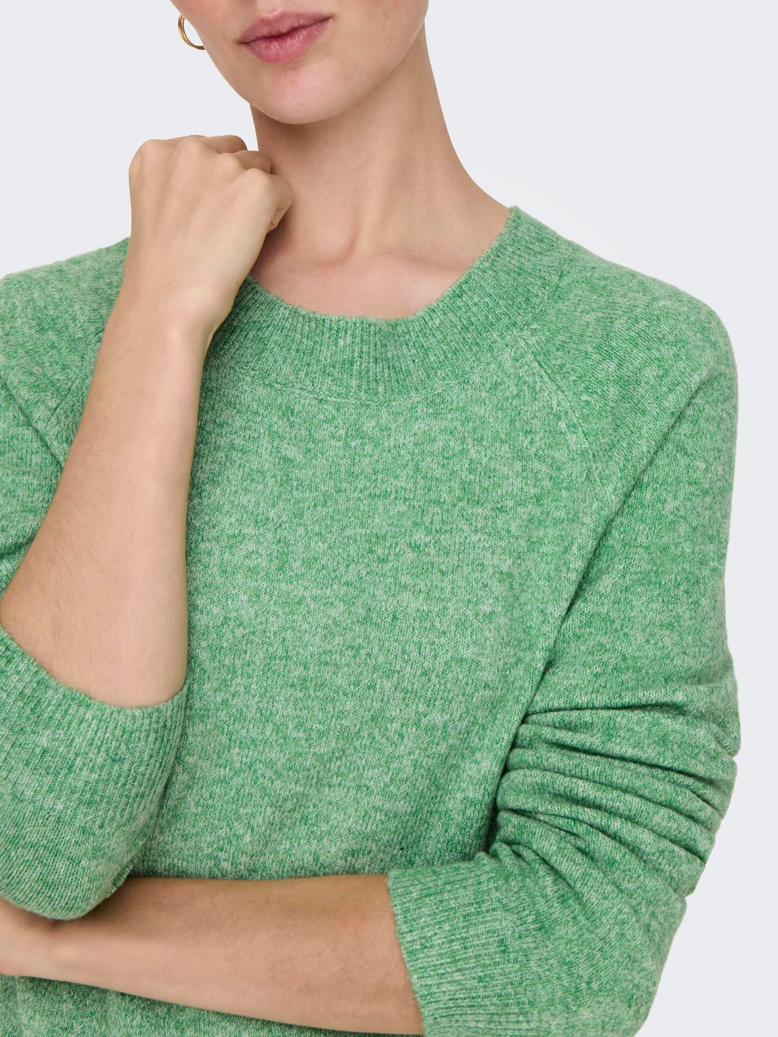 ONLRICA Strickpullover Bright Green