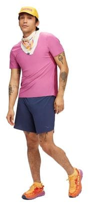 Short 2-en-1 Hoka Skyglide Trail Bleu Homme