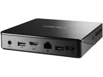 Shuttle XPC nano NS02AV2 - Android PC - mini PC 1 RK3368 op til - RAM 2 GB - flash - eMMC 16 GB - PowerVR SGX6110 - Gigabit Ethernet - Android 8.1 (Oreo) - skærm: ingen - sort