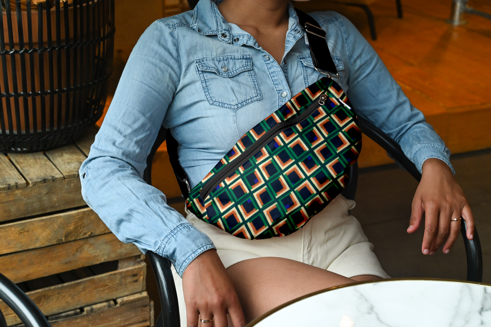 Sac Banane Carré D'art