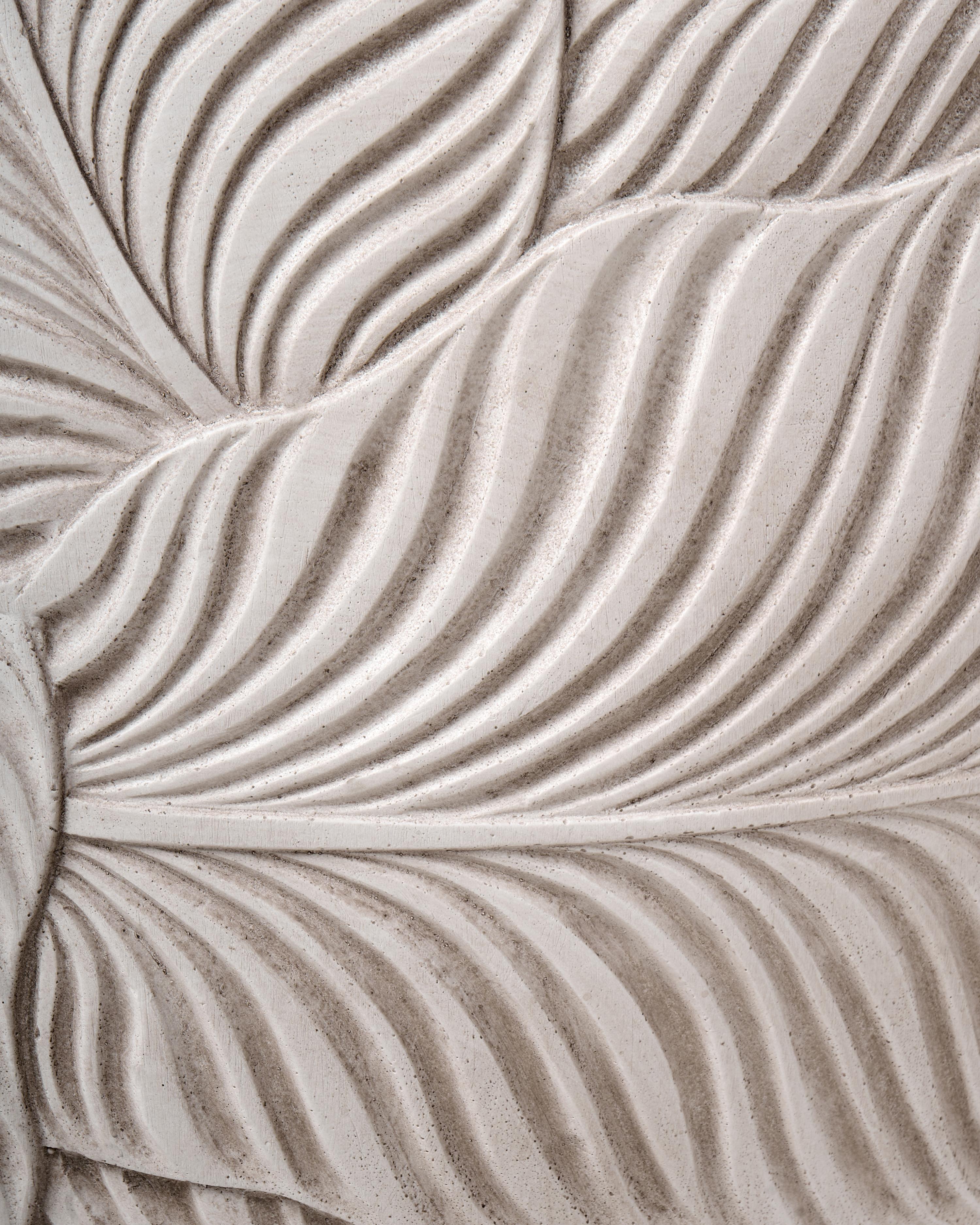 Bloempot BAIYUN 47 cm Lichtbeige