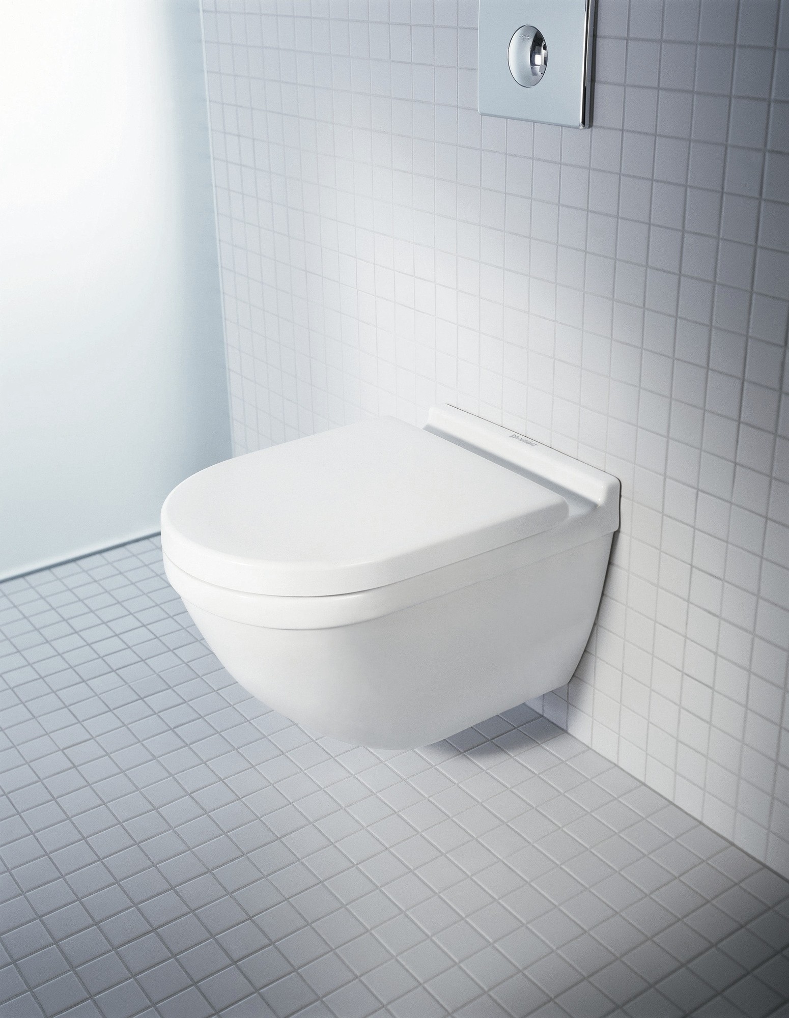 Duravit Starck 3 randloos toilet met softclose zitting en verborgen bevestiging wit glans
