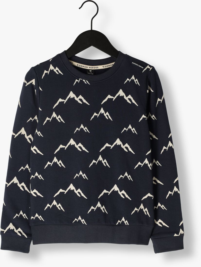 COMMON HEROES blauwe common heroes sweater 2332-8363