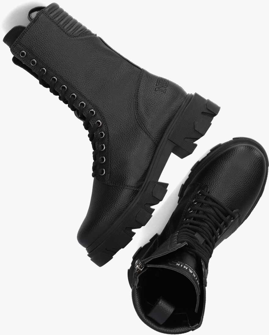 NIK & NIK zwarte nik & nik veterboots delia boots