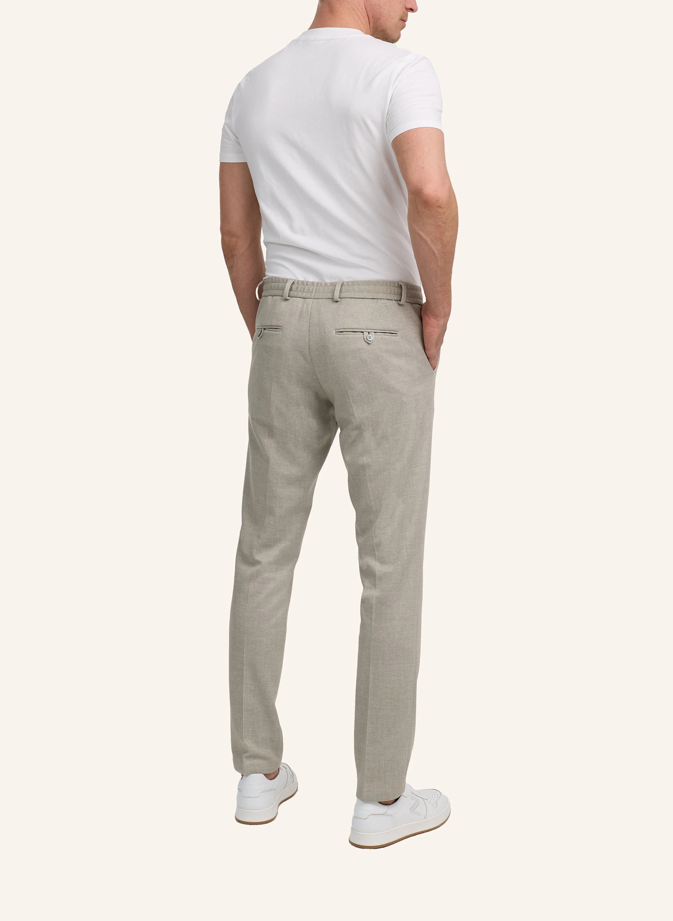 ZUITABLE Anzughose DISPARTAFLEX Slim Fit aus Jersey