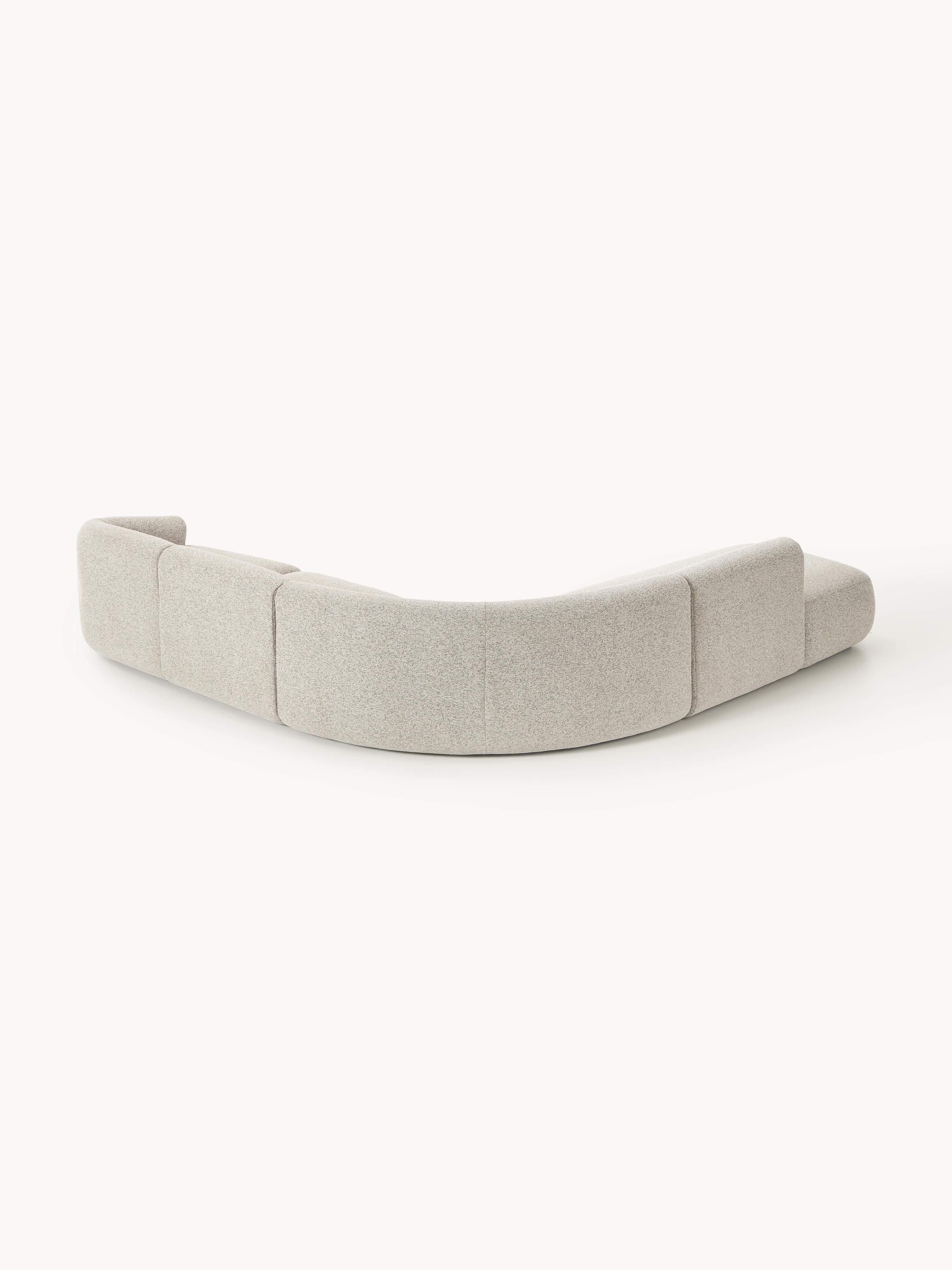 Modulaire bouclé hoekbank Sofia (4-zits)