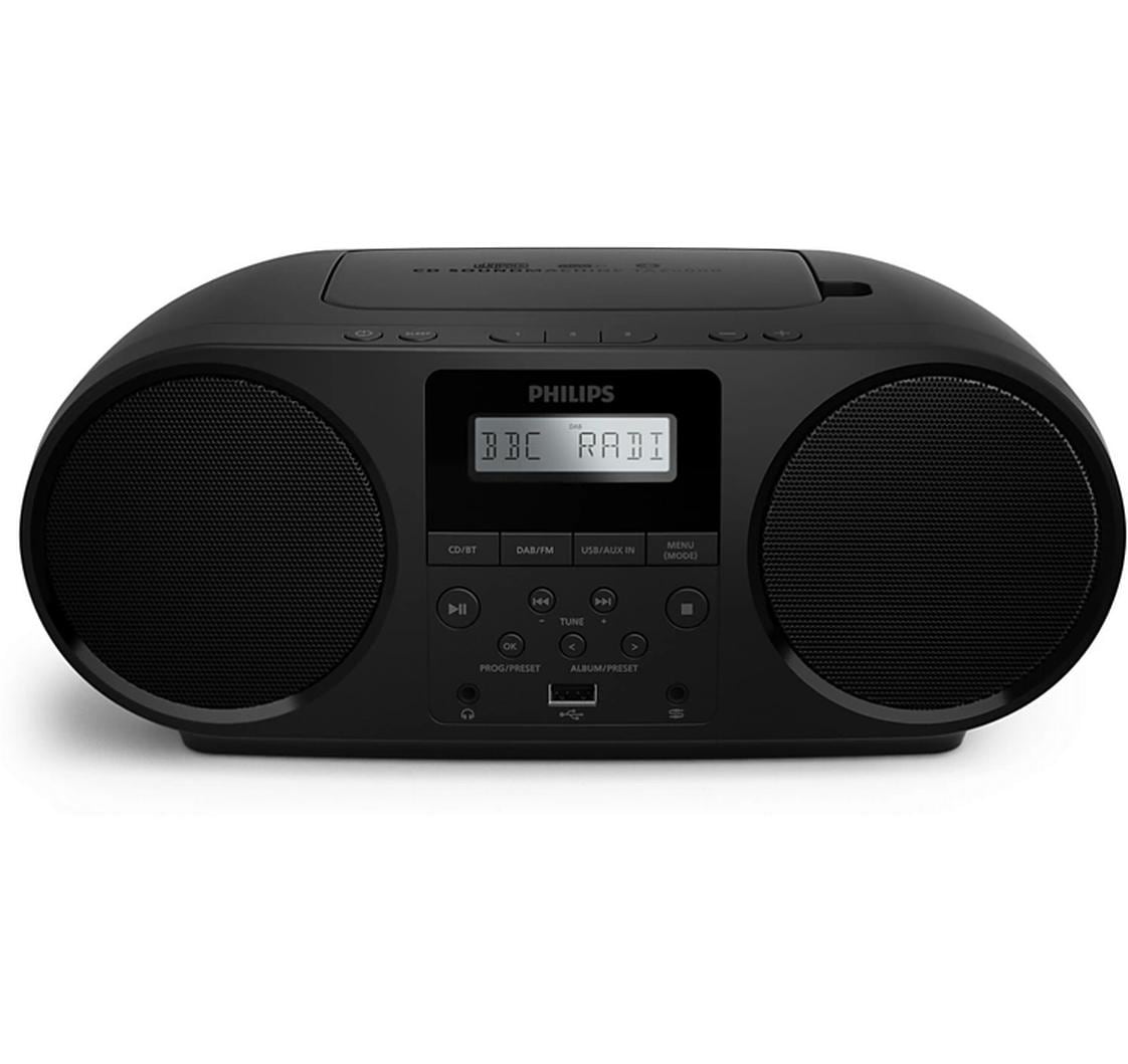 Radio/CD-Player TAZ6000/10 Schwarz<br>Tragbarer CD-Spieler und UKW-Radio