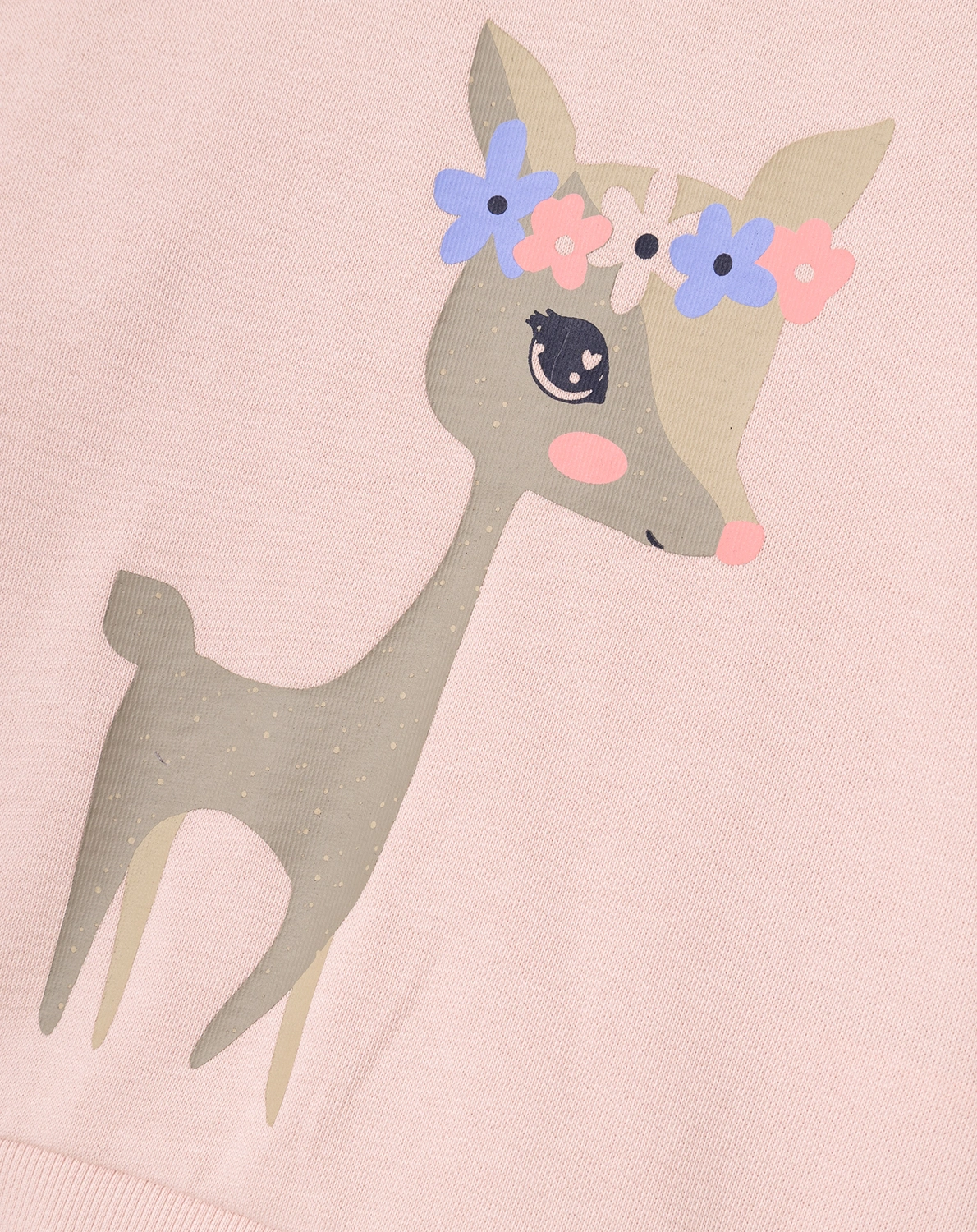 Sweatshirt NMFVENUS BAMBI in sepia rose