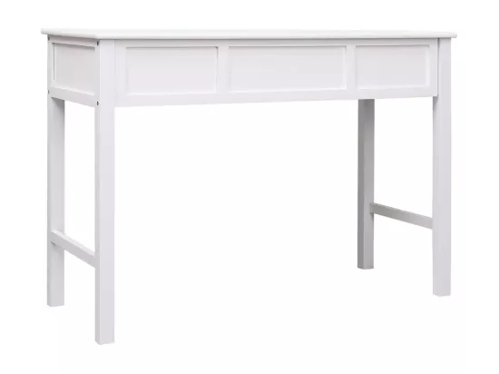 Buffet Blanc 108x45x76 cm Bois de Paulownia massif