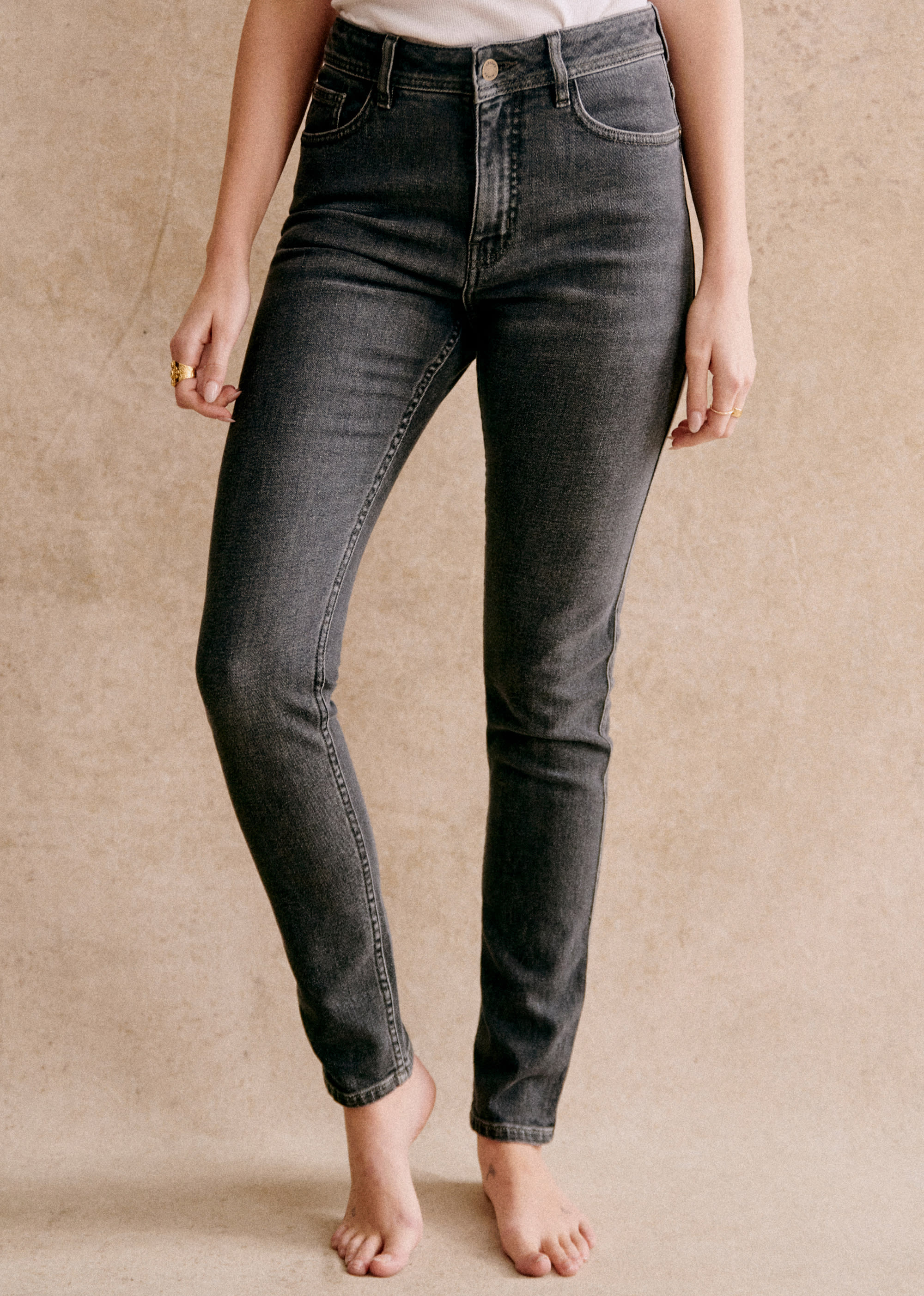 Slim Parfait - Gris Moyen - E-SHOP/BAS Pantalons 5905620