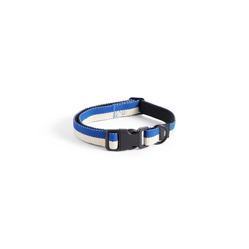 HAY Dog Flat Hundehalsbånd, Blue/Off White
