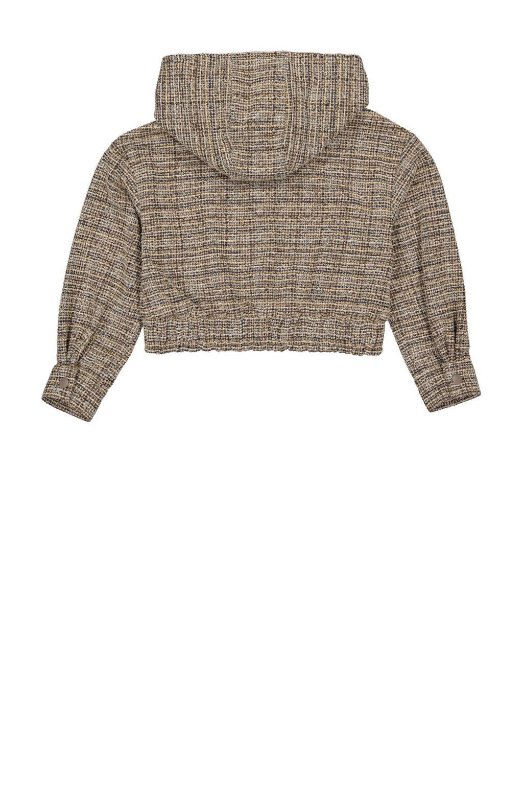 LEVV geweven vest NELI taupe