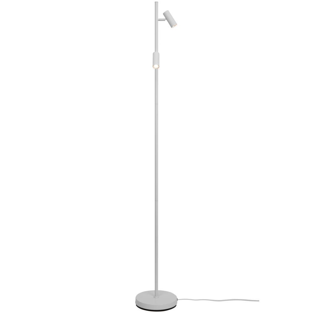 Omari LED vloerlamp in wit, 2 x 3,2W, 720lm