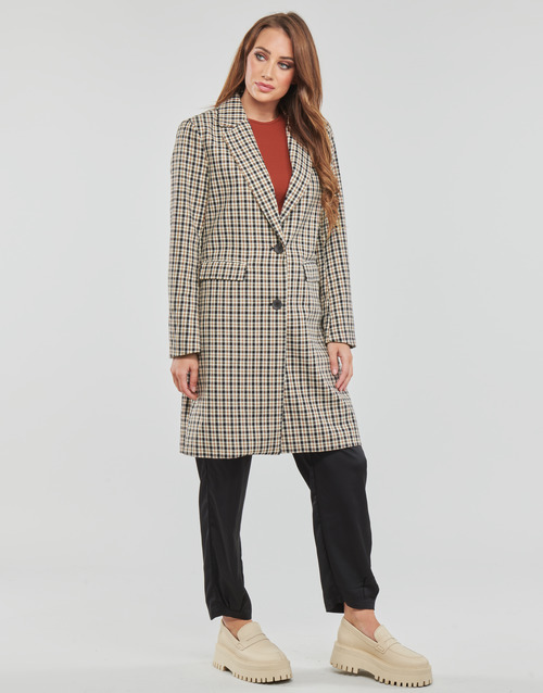 Only - ONLNORMA ASTRID CHECK COAT CC OTW - Multicolore