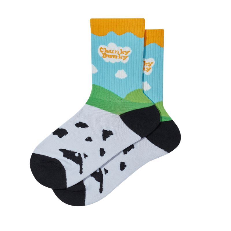Loverly - Sokken met melkkoeprint