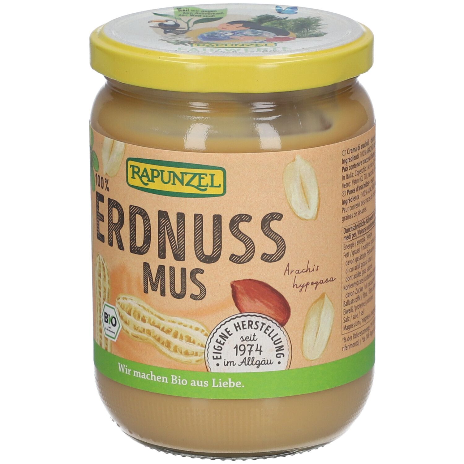 RAPUNZEL Erdnuss Mus fein