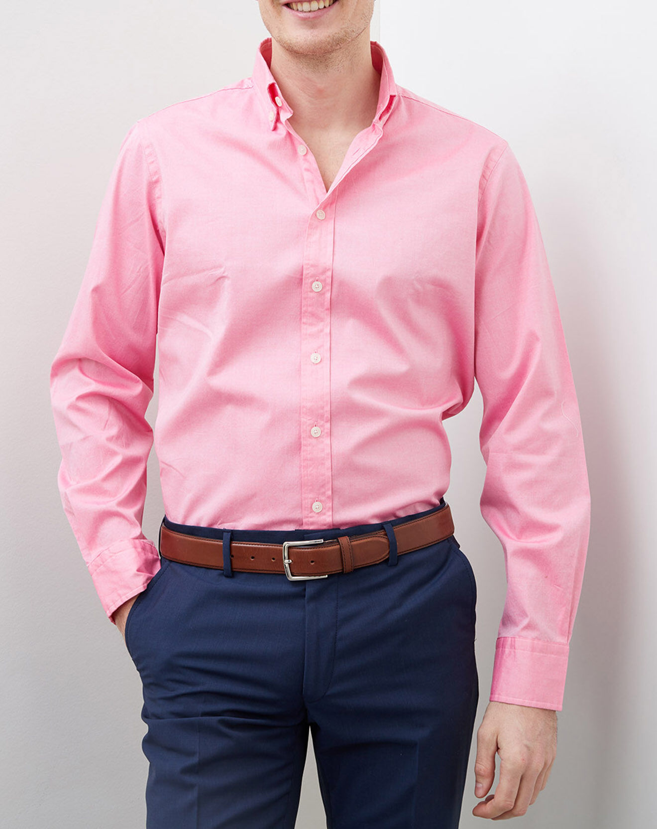 Hackett London Chemise Classic Fit oxford rose