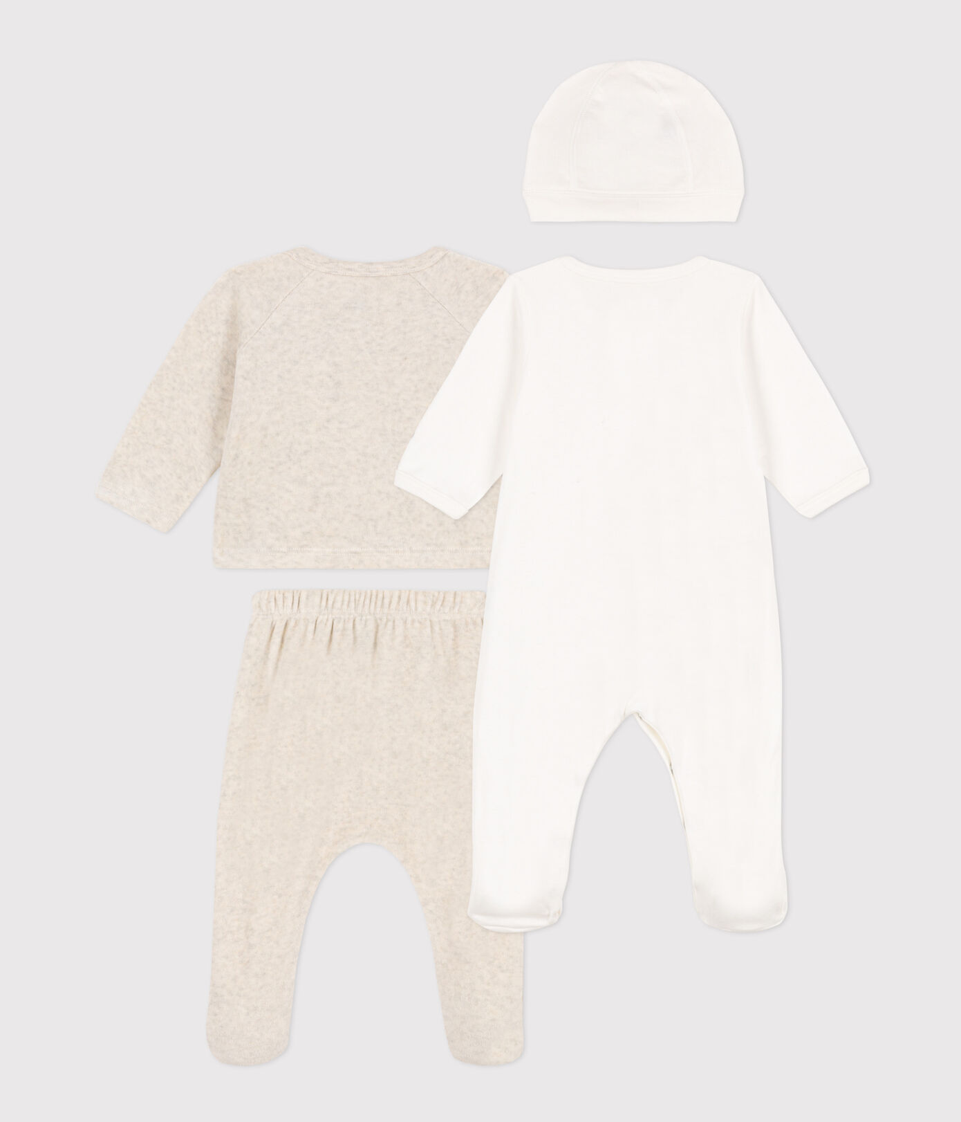 Lot 4 pièces en coton bébé