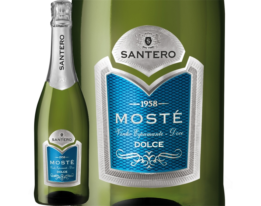 ESPUMANTE SANTERO MOSTÉ DOCE 0.75L